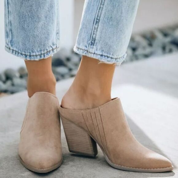 BRAND NEW JESSICA CARLYLE BLOCK HEEL PLATFORM MULE SHOE G1 - Picture 15 of 15